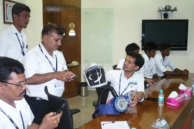 IIISM STUDENTS UNDERWENT AN INDUSTRIAL TRAINING AT LM WIND POWER