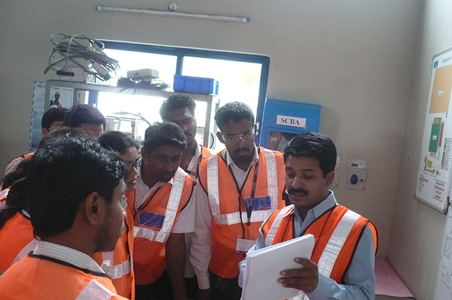 IIISM STUDENTS UNDERWENT AN INDUSTRIAL TRAINING AT THE LINDE GROUP