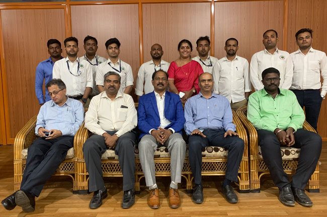 L&T Construction and Mining Machinery team visited IIISM Campus on 25th November 2019 for the Campus Drive for Safety Engineer Post